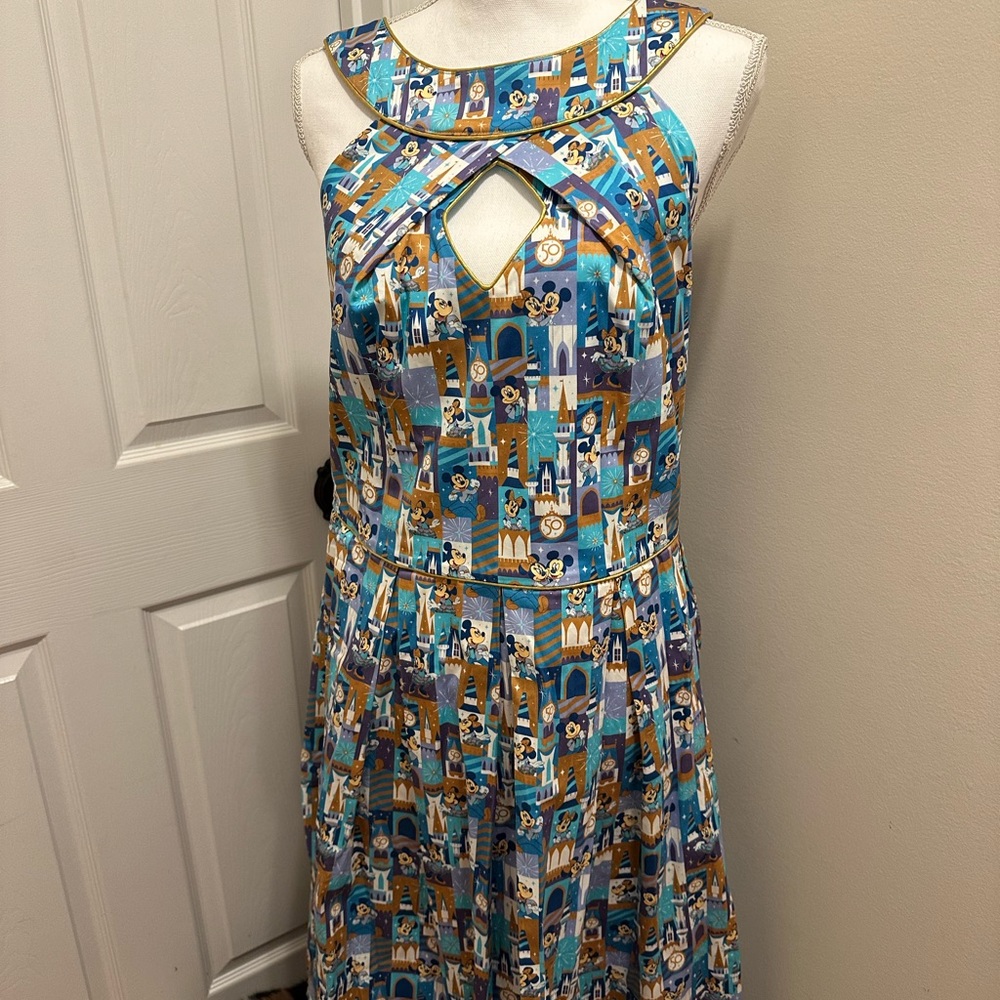 Wdw 50th anniversary Disney world dress blue nwt 1x